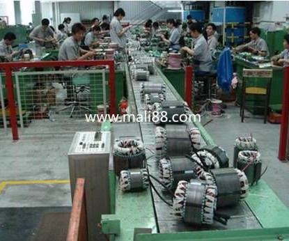 生產(chǎn)車(chē)間-電機(jī)生產(chǎn)線(xiàn)一角 生產(chǎn)車(chē)間-電機(jī)生產(chǎn)線(xiàn)一角